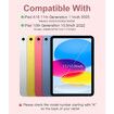 Keyboard Case for iPad A16 11th Generation 2025/10th Generation 2022(11/10.9 inch),7 Colors Backlit Detachable Folio Keyboard Cover with Pencil Holder,Pink