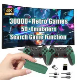 M22 U Retro Game Stick 4K, Retro Video Game Console 64GB with Built in 30000+ Retro Games 50+ Emulators, Plug and Play Retro TV Games