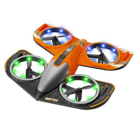 RC Drone for Kids Beginners,Foam Remote Control Drone with Cool Lights,360 Degree Flip,Altitude Hold,3 Speed ​​Modes,Collision Protection