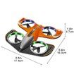 RC Drone for Kids Beginners,Foam Remote Control Drone with Cool Lights,360 Degree Flip,Altitude Hold,3 Speed Modes,Collision Protection