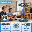 RC Drone for Kids Beginners,Foam Remote Control Drone with Cool Lights,360 Degree Flip,Altitude Hold,3 Speed Modes,Collision Protection