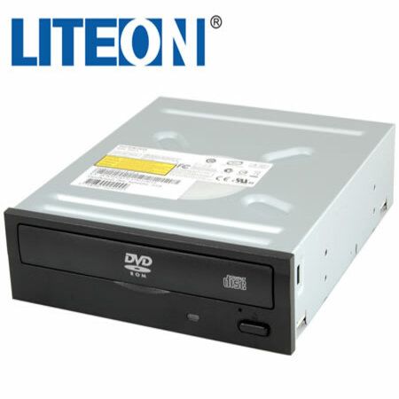 LiteOn IHDS118 48X + 18X SATA Internal DVD Drive - Black