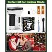 1000X Handheld Microscope for Kids,2.0In Screen Pocket Microscope,Adjustable LED Screen Rechargeable,Toys for Christmas Birthday Gifts Age3+