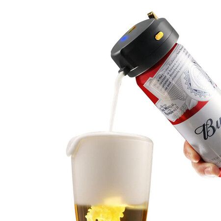 Can Beer Foam Maker， Awesome Compact Gift for Beer Lover， Turn Basic Bottled Beer into a Delicious and Perfect Tasty Beer with Ultra Fine Foam
