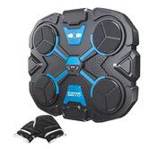 LED Music Boxing Machine For Kids Interactive Wall-Mounted Punch Pad With Gloves Fun Fitness Toy,Cardio And Coordination Game With Lights And Music Age3+
