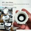 2Pcs Drain Valve Cap Compatible with Intex Pools 11456 and 11385 Sand Filter Drain Cap with O-Ring for Above Ground Pool