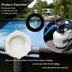 2Pcs Drain Valve Cap Compatible with Intex Pools 11456 and 11385 Sand Filter Drain Cap with O-Ring for Above Ground Pool