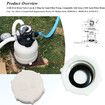 2Pcs Drain Valve Cap Compatible with Intex Pools 11456 and 11385 Sand Filter Drain Cap with O-Ring for Above Ground Pool