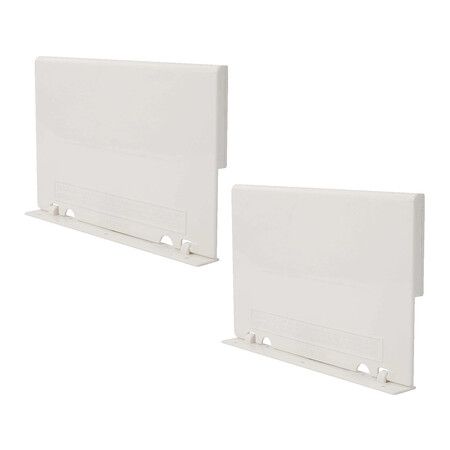 2Pcs Exact Replacement Part Number 08650-0022 Off White Weir Gate Assembly, Sta-Rite U-3 Vinyl Liner Skimmer Hinged Weir Assembly