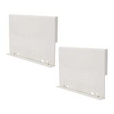 2Pcs Exact Replacement Part Number 08650-0022 Off White Weir Gate Assembly, Sta-Rite U-3 Vinyl Liner Skimmer Hinged Weir Assembly