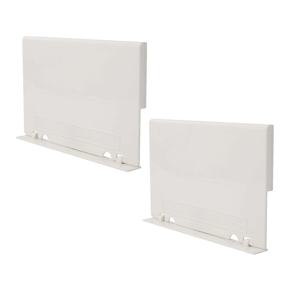 2Pcs Exact Replacement Part Number 08650-0022 Off White Weir Gate Assembly, Sta-Rite U-3 Vinyl Liner Skimmer Hinged Weir Assembly