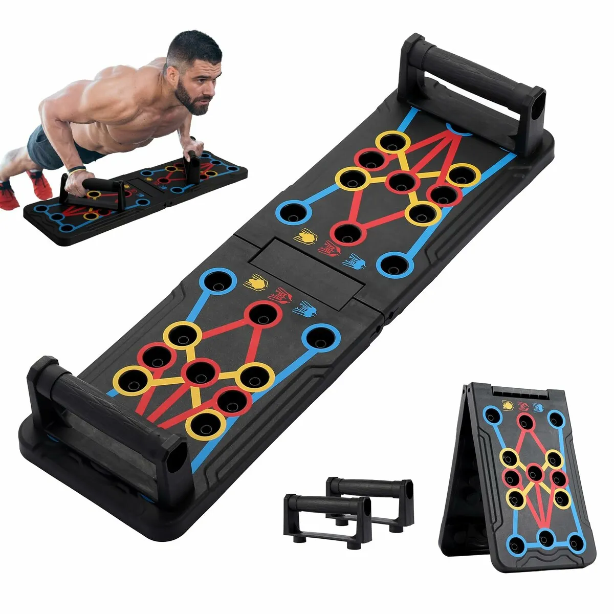Foldable PushUp Stands Board Fitness,Workout Equipment,Adjustable ...