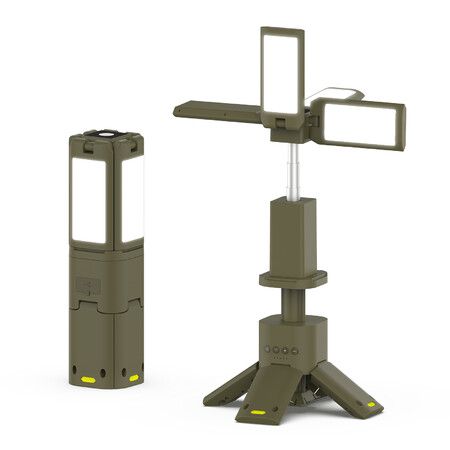 LED Camping Lantern Rechargeable Telescopic Camping Lights 6000 LM 14000mAh Rechargeable Lanterns for Camping, Emergency, Hurricane