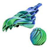 3D Printed Fidget Ball Toy, Gear Sphere Fidget Toy Liquid Balls Sensory Fidget, Stress Relief Toys for Office Home School Anxiety 1 Pack Green