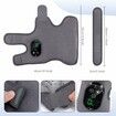 2Pcs Foot and Ankle Massager for Pressure Relief,Ankle Heating Pad Foot Massager Rechargeable Cordless Design with 6 Heating 3 Massage Modes (Grey)