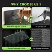Pet Dog Toilet Training Potty Puppy Doggy Indoor Bathroom House Fake Artificial Grass Mat Pee Pad Tray Holder Urine Wall Splash Guard Portable 75x50cm