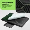 Pet Dog Toilet Training Potty Puppy Doggy Indoor Bathroom House Fake Artificial Grass Mat Pee Pad Tray Holder Urine Wall Splash Guard Portable 75x50cm