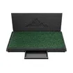 Pet Dog Toilet Training Potty Puppy Doggy Indoor Bathroom House Fake Artificial Grass Mat Pee Pad Tray Holder Urine Wall Splash Guard Portable 75x50cm