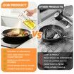 2 in 1 500ml/17oz Oil Sprayer for Cooking,Large Advanced Glass Olive Oil Dispenser Bottle w/stickers,Even Spray with Portion Control - White