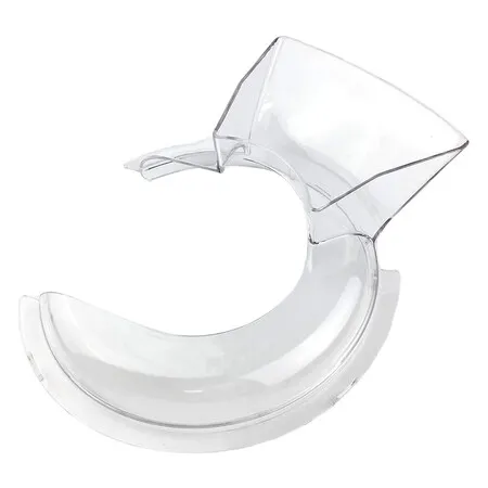 Pouring Shield for KitchenAid 4.5 to 5QT Mixer Bowl with Stainless Steel, Glass, Ceramic, Secure Fit Splash Guard for KitchenAid Tilt Head Stand Mixers