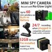 Spy Camera,Mini No WiFi Security Camera with 32GB Memory Card, 1080P FHD Hidden Camera, Loop Storage, 360~ Rotation Bracket,High definition sports camera