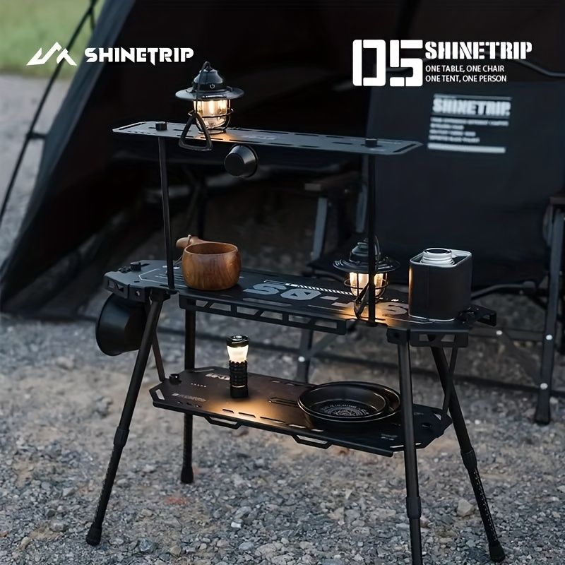 05 Series Expandable Diversified Aluminium Alloy Skateboard Table Tactical System Camping Table Portable Folding Storage