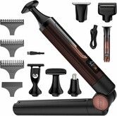 Back Shavers for Men Long Handle Waterproof Back Shaver with 4 Shock Absorber Flex Heads,Rechargeable Electric Back Razor Hair Trimmer for Body Grooming