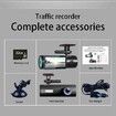 Dual Dash Cam Front And Rear With 32G Memory Card WiFi For Cars Screen 1080P FHD Car Driving Recorder Front And Rear Car Cameras Infrared Night Vision