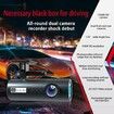 Dual Dash Cam Front And Rear With 32G Memory Card WiFi For Cars Screen 1080P FHD Car Driving Recorder Front And Rear Car Cameras Infrared Night Vision