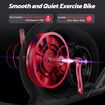 Genki Recumbent Bike Stationary Bicycle Fitness Exercise Home Indoor Cycling Adjustable Magnetic Aerobic Workout Pedal Trainer Equipment Bluetooth App