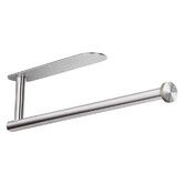 Paper Towel Holders for Kitchen, Paper Towels Bulk, Self Adhesive Under Cabinet, Both Available in Adhesive and Screws, Stainless Steel， Silver