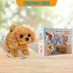 Plush Golden Retriever Toy Puppy Electronic Interactive Dog - Walking,Barking,Tail Wagging,Stretching Companion Animal