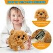 Plush Golden Retriever Toy Puppy Electronic Interactive Dog - Walking,Barking,Tail Wagging,Stretching Companion Animal