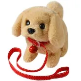 Plush Golden Retriever Toy Puppy Electronic Interactive Dog - Walking,Barking,Tail Wagging,Stretching Companion Animal