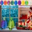 3D Printed Dragon Eggs with Dragon Large Articulated Dragons Toys with Eyes, Animal Fidget Toy Surprise Eggs Home Decor Executive Desk Toy (Golden)