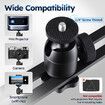 Mini Projector Stand Mount Bracket Ball Head Adjustable Height 64-120cm Against Wall Floor Hidden Universal Video DVR Camera Webcam Ring Light Holder