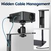 Mini Projector Stand Mount Bracket Ball Head Adjustable Height 64-120cm Against Wall Floor Hidden Universal Video DVR Camera Webcam Ring Light Holder