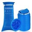 24 Pack Blue Emesis Bags Disposable for Kids,1000 ml Vomit Bag for Morning Sickness,Portable Nausea Bag,Barf Bags with Leak Resistant Design car and Travel