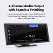 Portable Car Stereo Radio 11.26 Inch Apple Carplay Android Auto MP5 Player Wireless MirrorLink Bluetooth Head Unit FM Audio Vehicle Touchscreen System