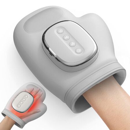 Cordless Hand Massager for Arthritis and Carpal Tunnel,Electric Hand Massager with Heat and Compression,Wrist,Finger Massage,Christmas Gifts for Women,Men
