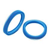 2Pcs 896584000-082 Back Tire Replacement For Hayward Pool Vacuum Cleaner for Hayward for 4X Robot Pool Cleaners Rear Tires Kit Blue