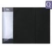 The Big Sleep Luxury Queen Bed Size Fitted & Flat Sheet / Pillowcase Set - Black 75gsm Microfibre
