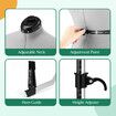 Dressmakers Mannequin Female Adjustable Sewing Manikin Dress Form Tailor Pinnable Body Torso Fashion Dummy Model Craft Woman Clothes Display S Size