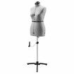 Dressmakers Mannequin Female Adjustable Sewing Manikin Dress Form Tailor Pinnable Body Torso Fashion Dummy Model Craft Woman Clothes Display S Size