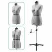 Dressmakers Mannequin Female Adjustable Sewing Manikin Dress Form Tailor Pinnable Body Torso Fashion Dummy Model Craft Woman Clothes Display S Size