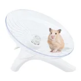Hamster Flying Saucer Silent Running Exercise Wheel for Hamsters, Gerbils, Mice, Hedgehog and Other Small Pets Silent Running Wheel Hamster Wheel