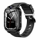 4G Kids Smart Watch with GPS Tracker,SIM Calling Face Unlock Video Calls SOS Alerts,IP67 Waterproof, 800mAh Battery,Voice Chat,Live Location (Black)