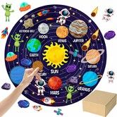 Solar System Felt Story Board Set 2.5 Ft Space Flannel Interactive Montessori Tool Birthday Gift Felt Board Universe Planet Astronaut Craft for Space Learn