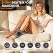 Foot Massager 2-in-1 Warming Wrap Relax & Renew Foot & Ankle Massager with 3 Modes & 5 Heat Levels,2 Pack