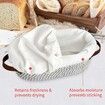 38 Pcs Sourdough Starter Kit Cotton Rope Banneton Bread Proofing Basket with Sourdough Starter Jars,10 Inch Round Oval Proofing Basket with Liners Covers